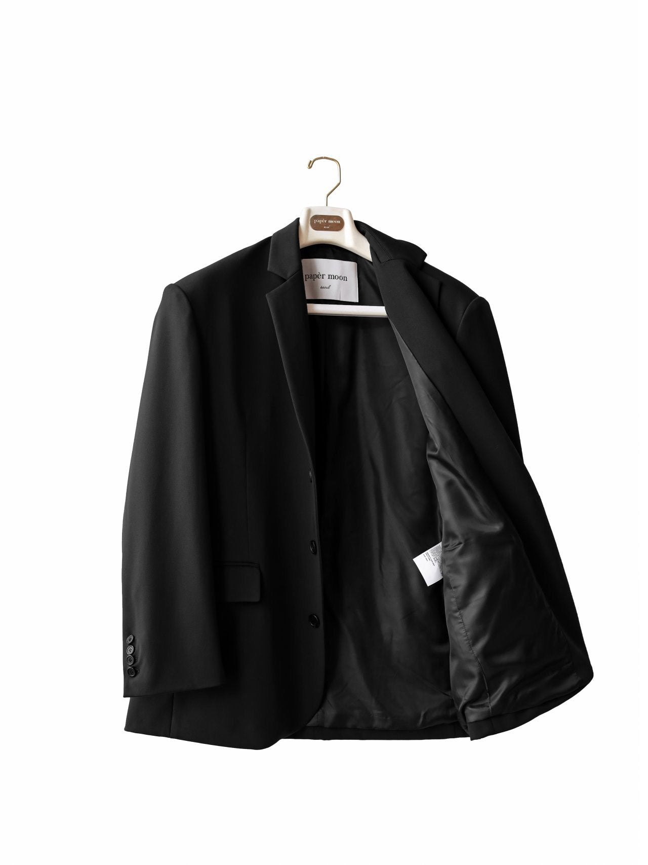 DIMITRI Classic Black Oversized Blazer - SUENE