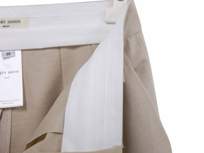 DIMITRI Classic Suit Pants - Beige - SUENE