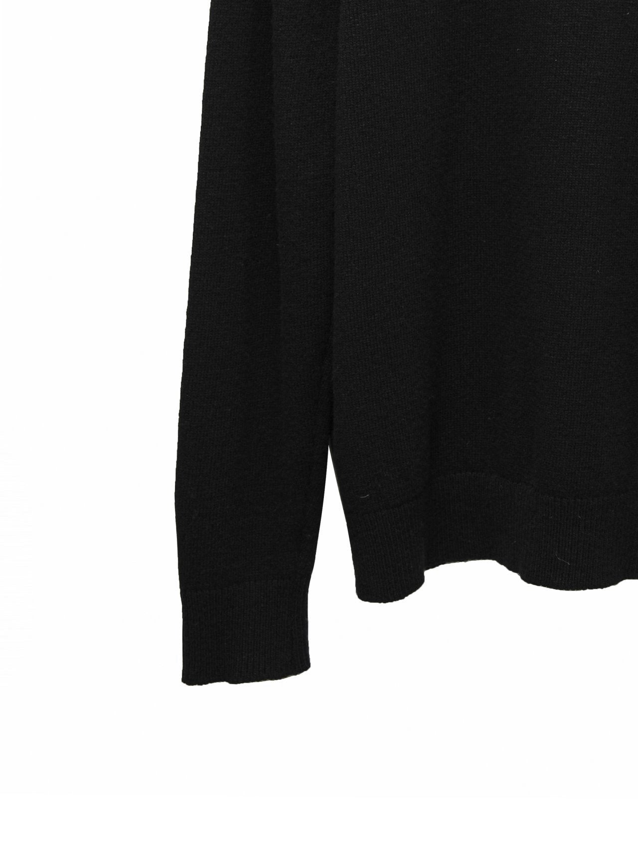 KOLYA Wool Turtleneck Dress - Black - SUENE