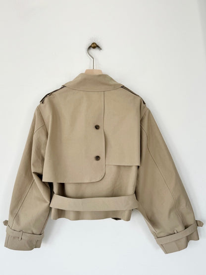 MUNJA Cropped Trench Jacket - SUENE