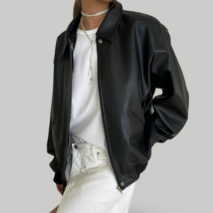 LANA Vegan Leather Jacket - SUENE